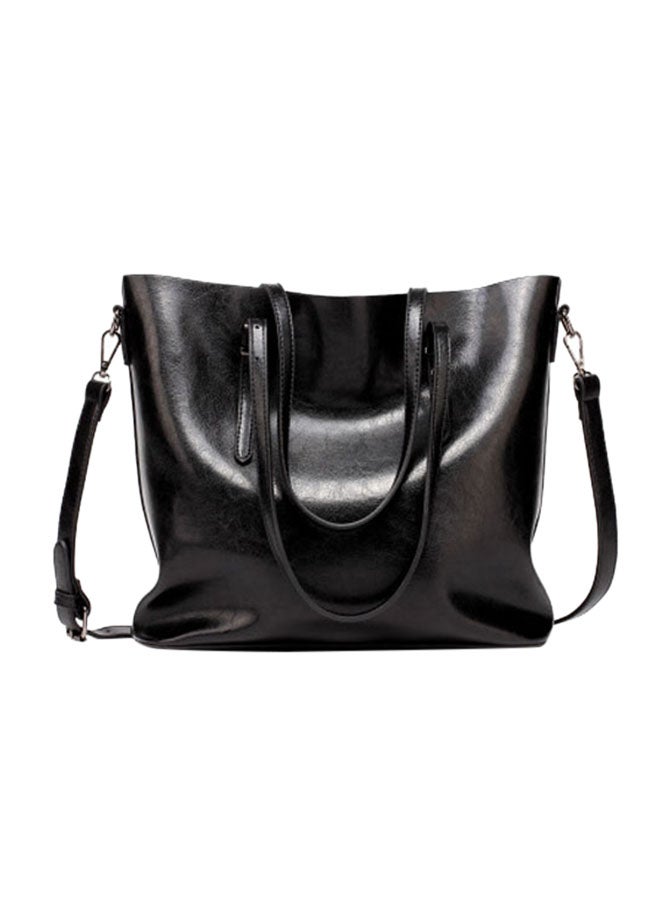 Simple Fashion Women's Tote Bag Black  - Image 1