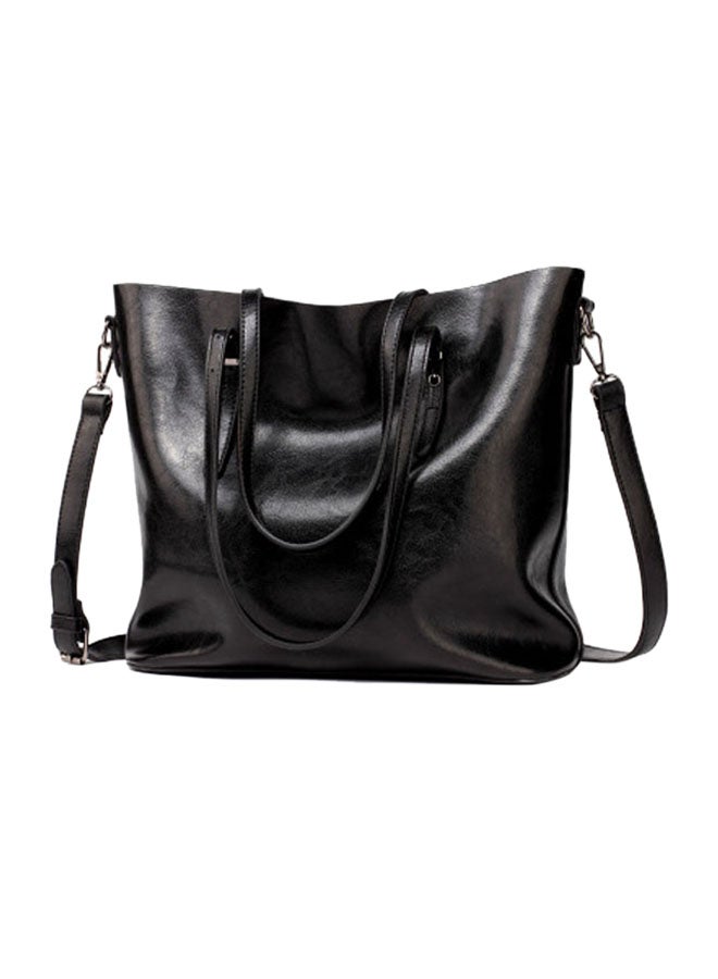 Simple Fashion Women's Tote Bag Black  - Image 2