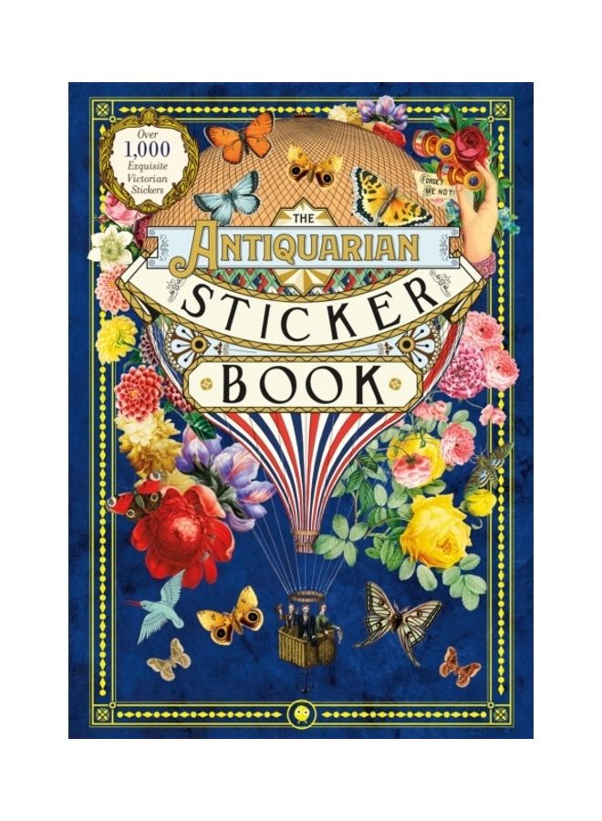 The Antiquarian Sticker Book: Over 1,000 Exquisite Victorian Stickers Hardcover English by Odd Dot - 43893 
