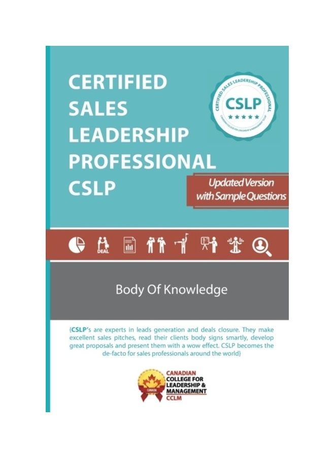 Certified Sales Leadership Professional CSLP Body Of Knowledge paperback english