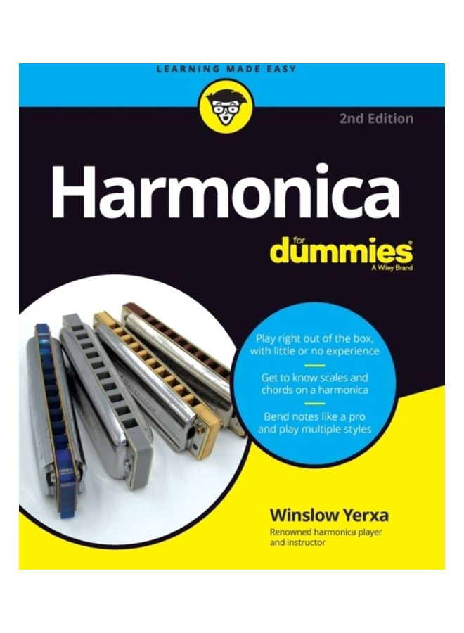Harmonica For Dummies Paperback English by Winslow Yerxa - 44130