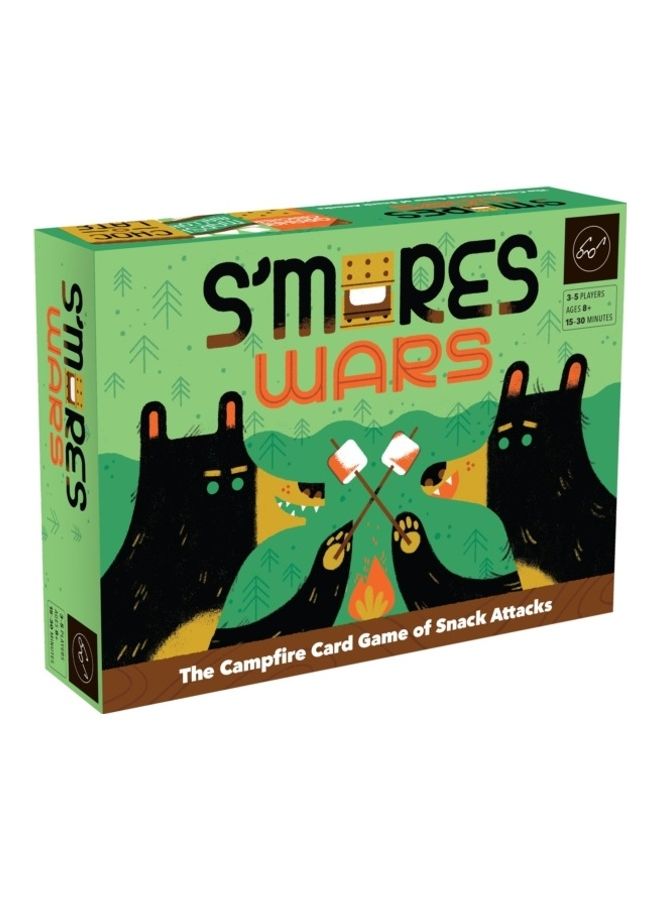 S'Mores Wars: The Campfire Card Game of Snack Attacks (Competitive Card-Drafting Marshmallow Game for the Whole Family, Fast and Fun) english 