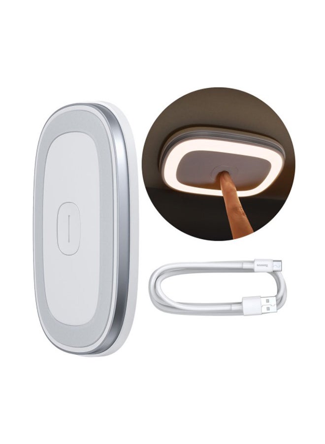 Baseus Touch Sensor USB Charging Car LED Interior Light, Magnetic Suction Car RV LED Ceiling Dome Light Fixture Wireless Car Interior Lamp for Reading Lighting for Trailer Camper Boat( Light)  - Image 1