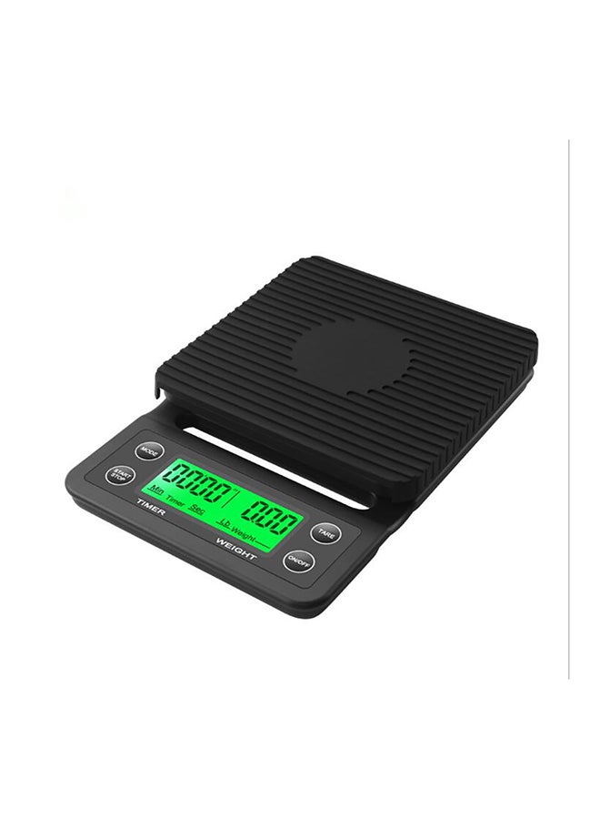 Arabest Electric LCD Display Coffee Drip Scale Black/Green  - Image 1