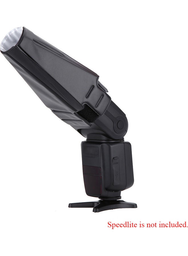 Generic Universial Collapsible Snoot Reflector Flash Diffuser Black  - Image 4