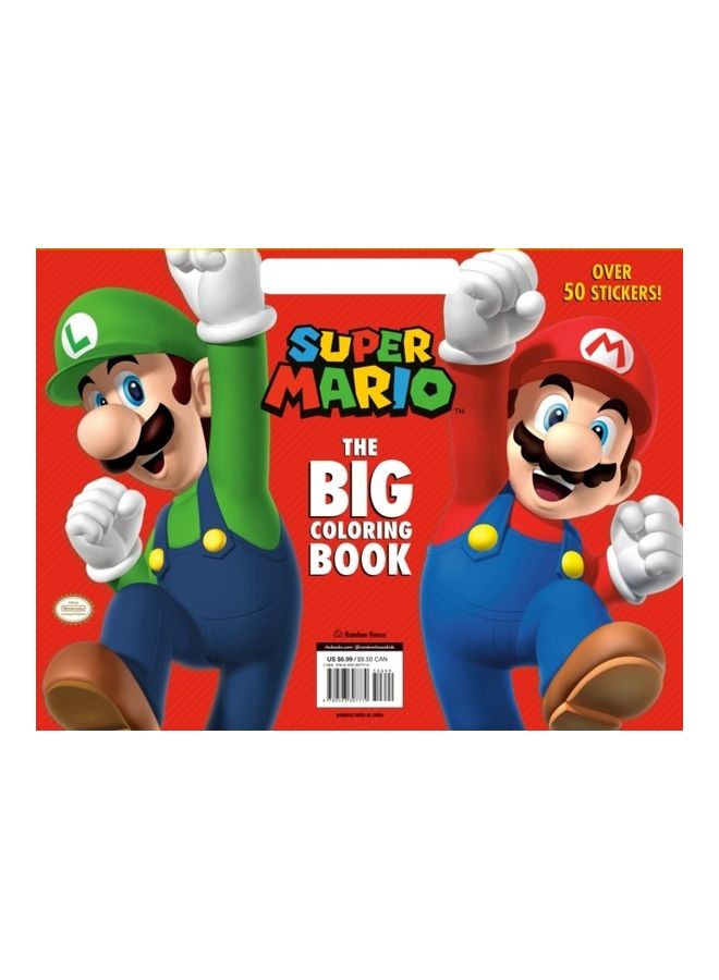Super Mario: The Big Coloring Book Paperback English by Random House - 44075 