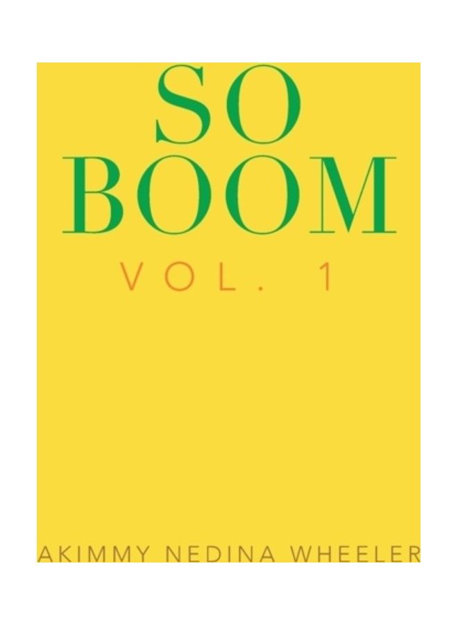 So Boom: Vol. 1 paperback english