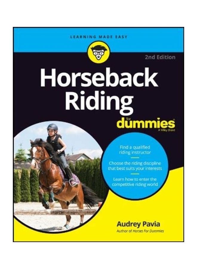 Horseback Riding For Dummies Paperback English by Audrey Pavia - 44099 