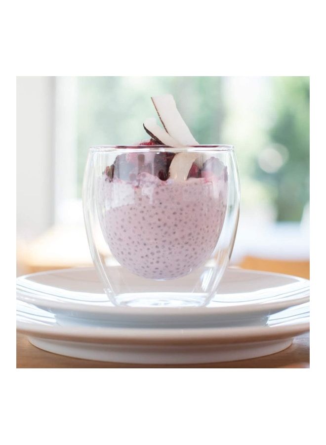 XiuWoo 6-Piece Double Walled Thermo Glass Tumbler Set Clear - Image 3