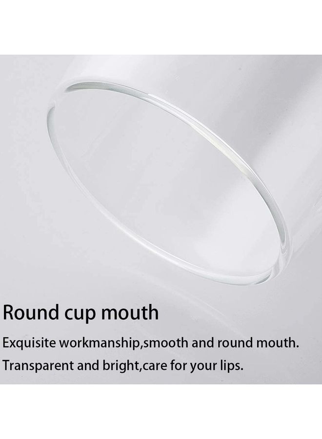 XiuWoo - 2-Piece Double Walled Coffee Mugs Clear - Image 1