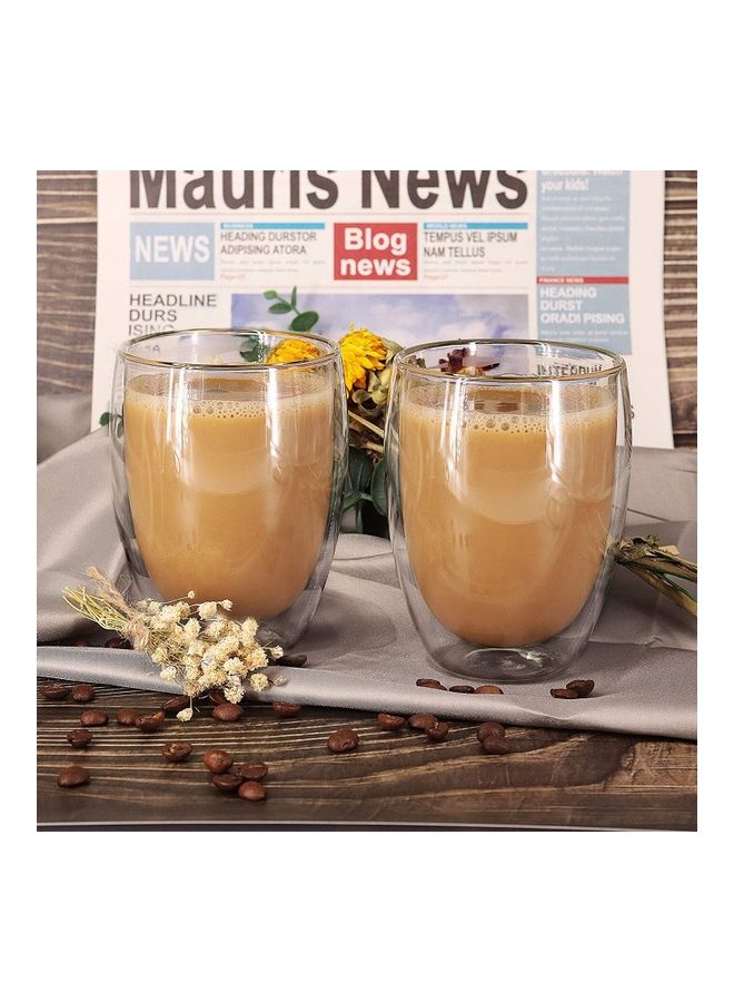 XiuWoo 2-Piece Double Walled Mugs Clear - Image 4