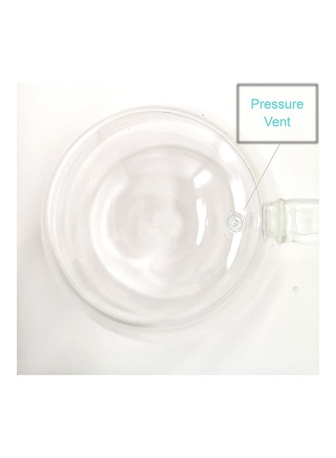 XiuWoo - 2-Piece Double Walled Coffee Mugs Clear - Image 1