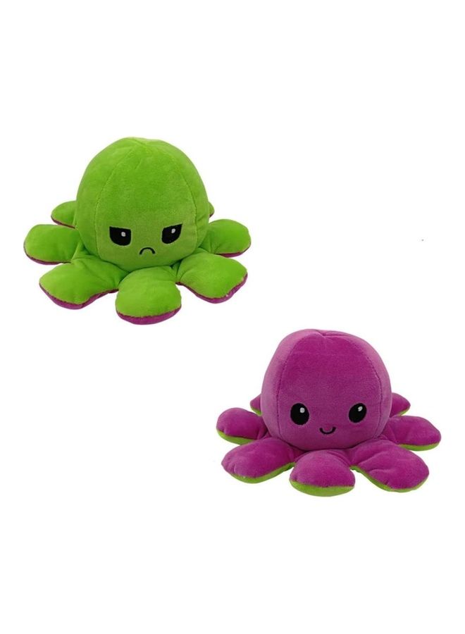 XiuWoo 1-Piece Double-Sided Flip Octopus Plush Toys 20cm - Image 1
