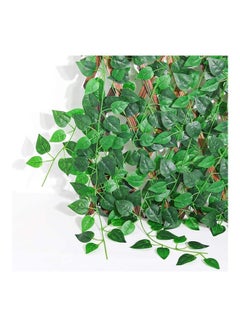 XiuWoo 12-Piece Artificial Hanging Ivy Leaves multicolour 230cm  - Image 3
