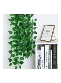 XiuWoo 12-Piece Artificial Hanging Ivy Leaves multicolour 230cm  - Image 5
