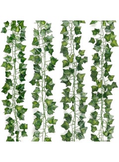 XiuWoo 12-Piece Artificial Hanging Ivy Leaves multicolour 230cm  - Image 1