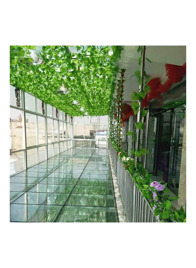 XiuWoo 12-Piece Artificial Hanging Ivy Leaves multicolour 230cm  - Image 2