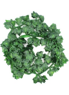 XiuWoo 12-Piece Artificial Hanging Ivy Leaves multicolour 230cm  - Image 2