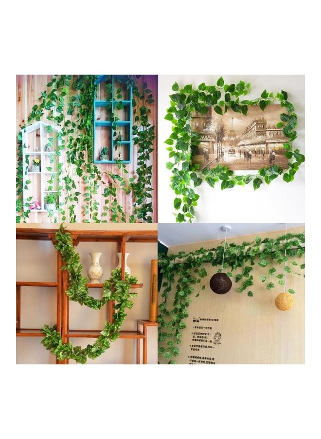 XiuWoo 12-Piece Artificial Hanging Ivy Leaves multicolour 230cm  - Image 5