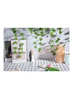 XiuWoo 12-Piece Artificial Hanging Ivy Leaves multicolour 230cm  - Image 5