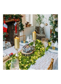 XiuWoo 12-Piece Artificial Hanging Ivy Leaves multicolour 230cm  - Image 3