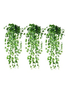XiuWoo 12-Piece Artificial Hanging Ivy Leaves multicolour 230cm  - Image 3