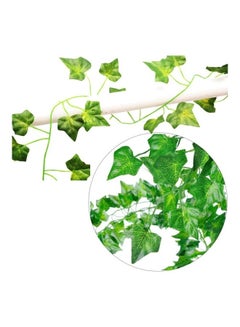 XiuWoo 12-Piece Artificial Hanging Ivy Leaves multicolour 230cm  - Image 4