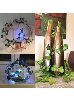XiuWoo 12-Piece Artificial Hanging Ivy Leaves multicolour 230cm  - Image 3