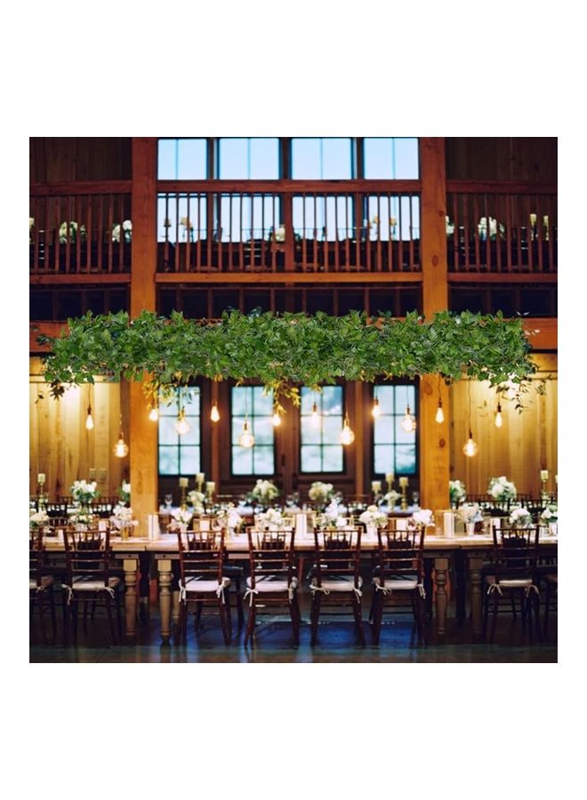 XiuWoo 12-Piece Artificial Hanging Ivy Leaves multicolour 230cm  - Image 3