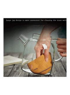 XiuWoo Heat Resistant Glass Teapot Set Clear 1000ml  - Image 4
