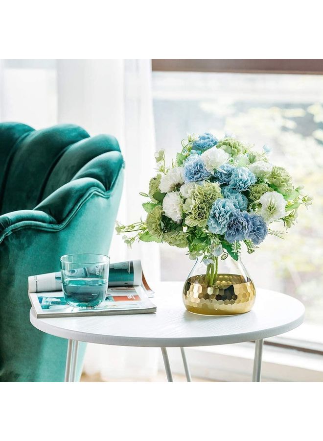 XiuWoo Decorative Flower Vase With Golden Honeycomb Multicolour one size cm - Image 3