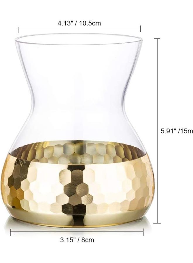 XiuWoo Decorative Flower Vase With Golden Honeycomb Multicolour one size cm - Image 4