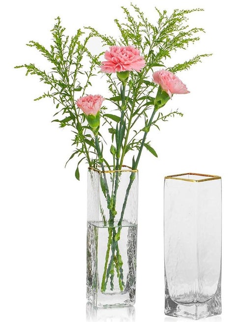 2-Piece Decorative Cylinder Vase multicolour one size cm