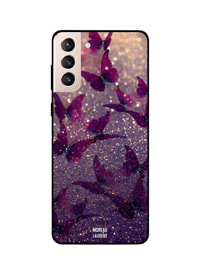 Moreau Laurent Protective Case Cover For Samsung Galaxy S21 Plus Purple - Image 1