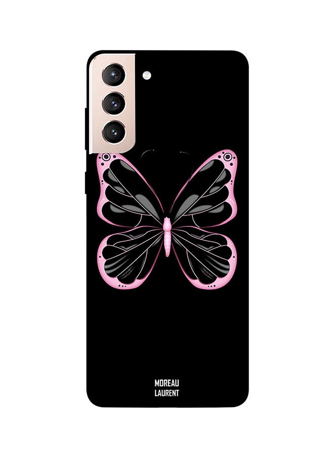 Moreau Laurent Protective Case Cover For Samsung Galaxy S21 Plus Black/Pink - Image 1