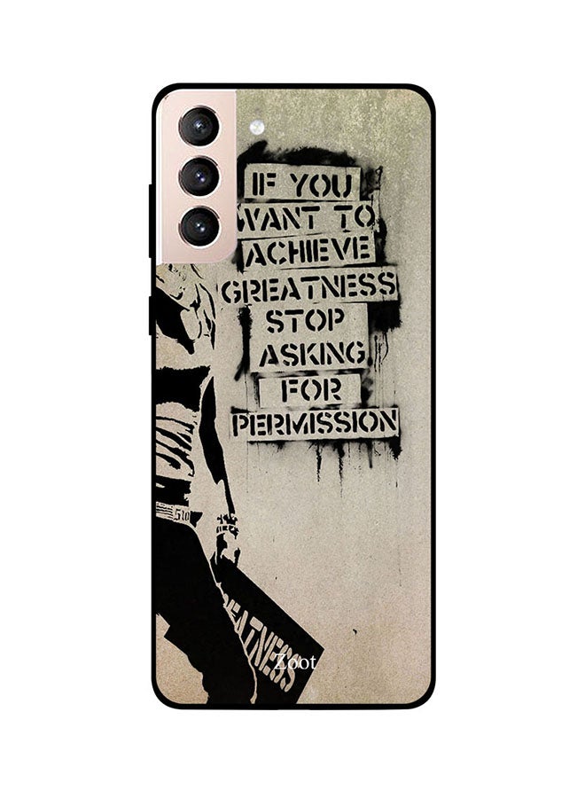 Zoot Protective Case Cover For Samsung Galaxy S21 Plus Grey/Black - Image 1