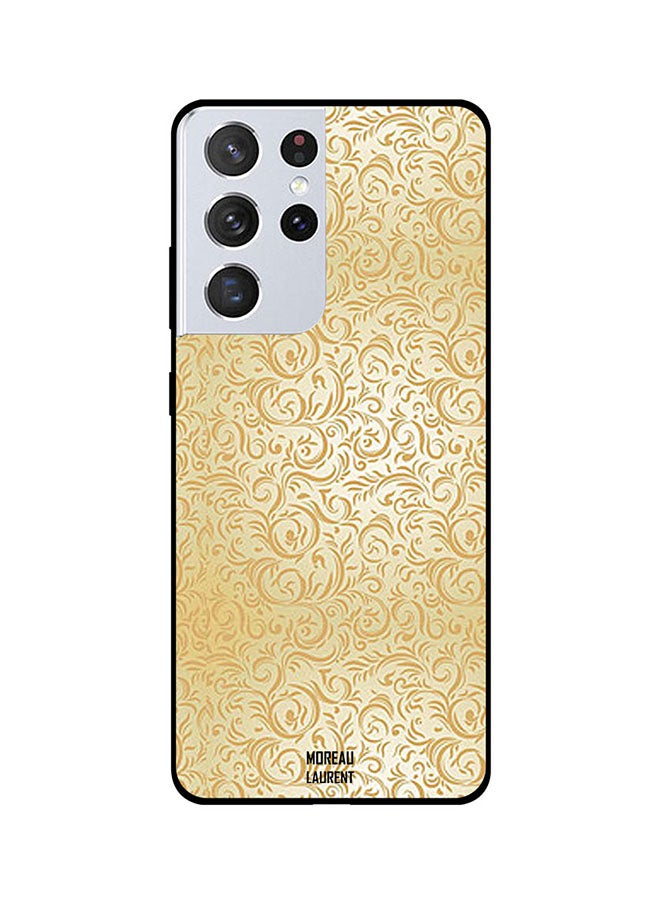 Moreau Laurent Protective Case Cover For Samsung Galaxy S21 Ultra Gold - Image 1
