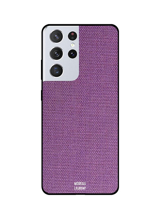Moreau Laurent Protective Case Cover For Samsung Galaxy S21 Ultra Purple  - Image 1