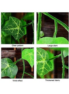 XiuWoo 12-Piece Artificial Hanging Ivy Leaves multicolour 230cm  - Image 2