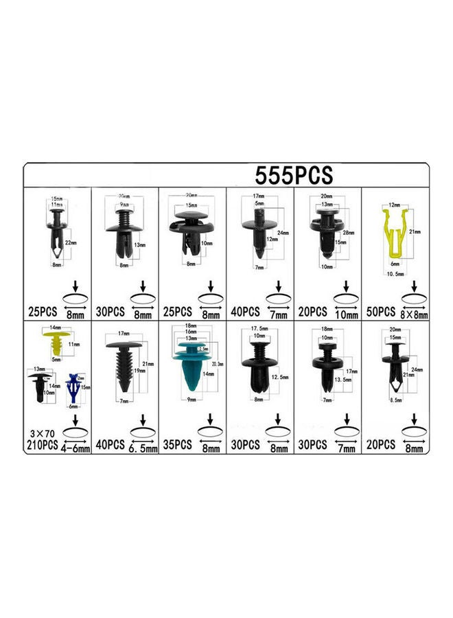 555-Piece Door Retainer Clip And Removal Tools - Image 4
