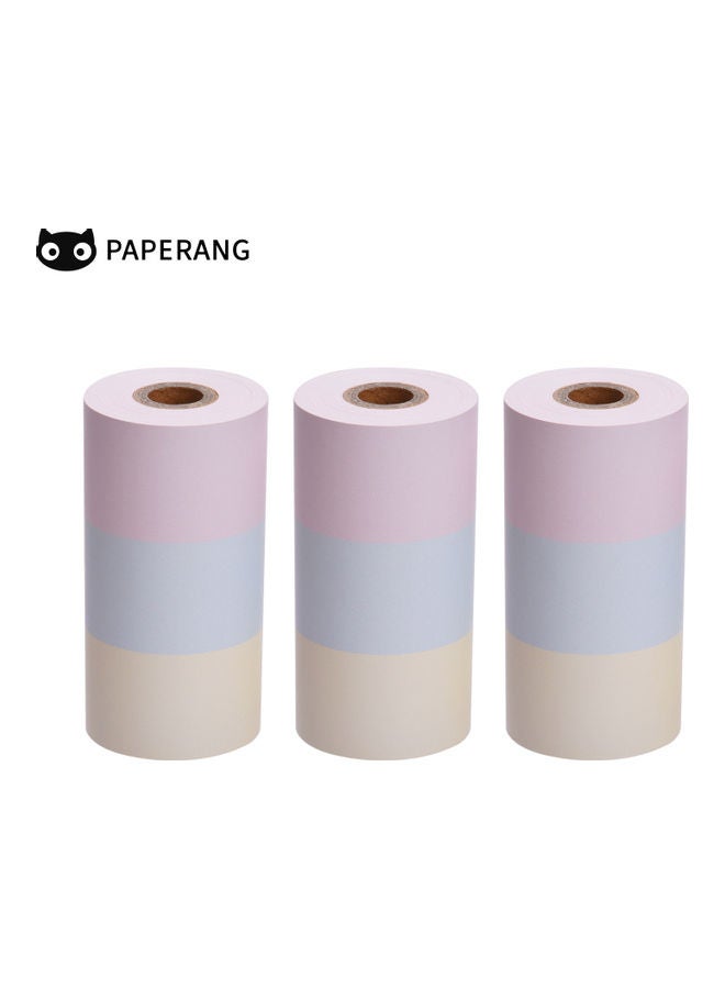 paperang 3 Rolls Paperang  Thermal Rainbow Paper 2A0 - Image 2
