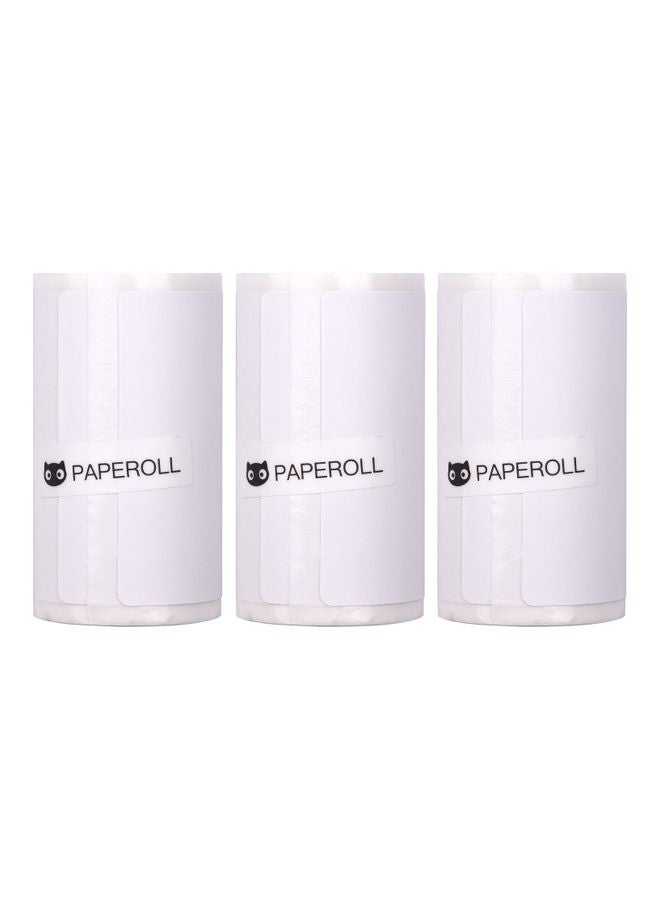 paperang 3 Piece Self Adhesive Thermal Paper Roll - Image 1