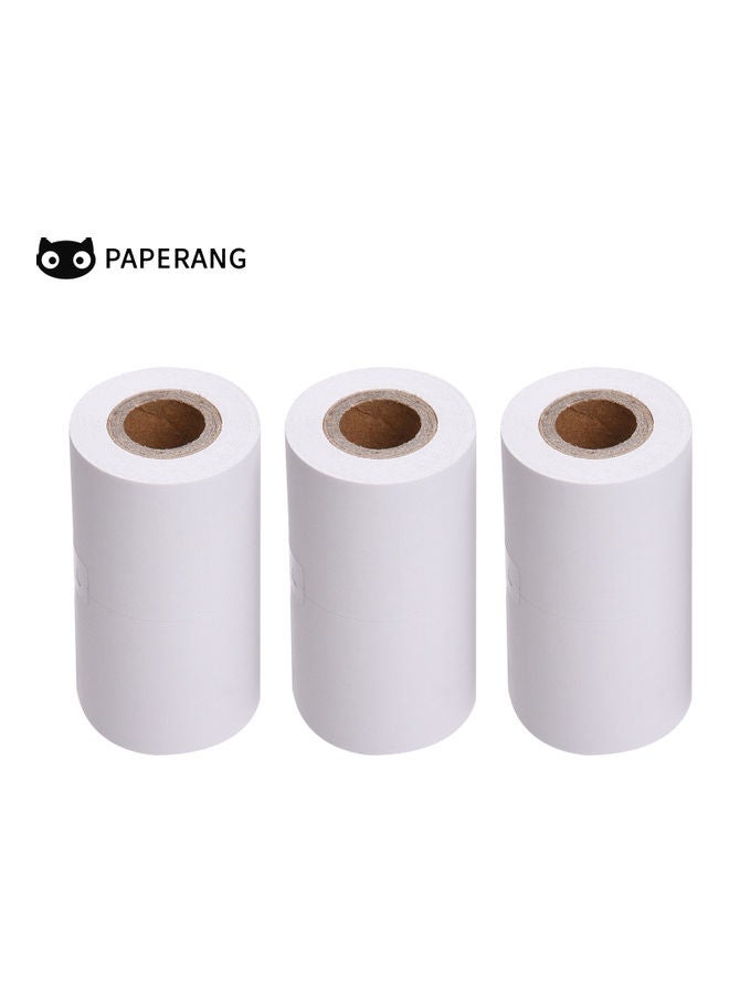 3 Piece Self Adhesive Sticky Thermal Paper Roll 2A0