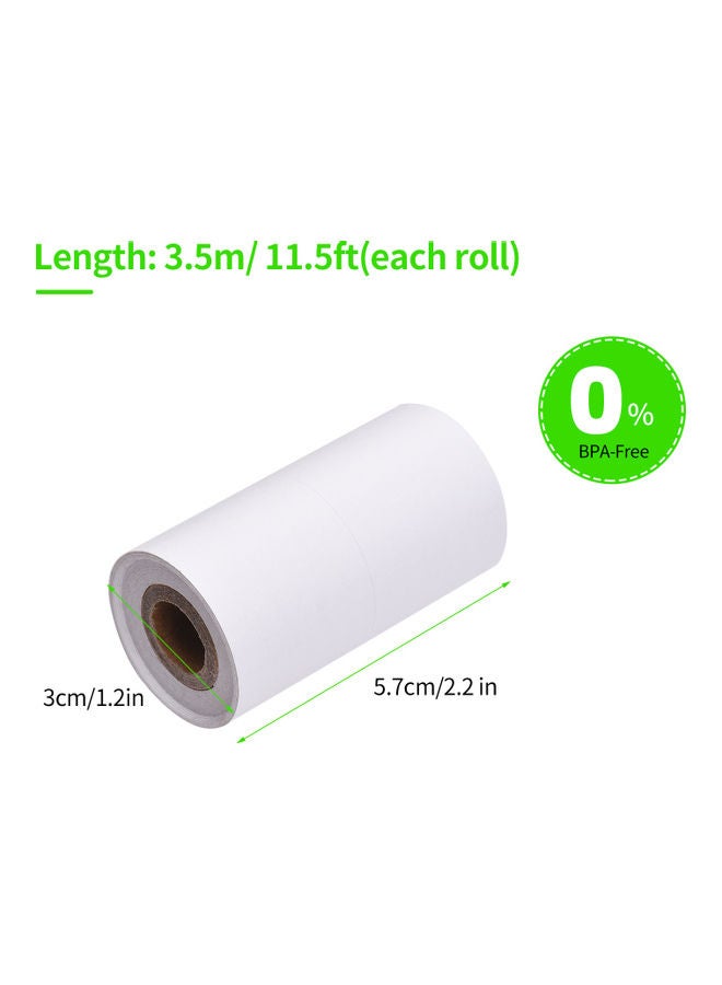 3 Piece Self Adhesive Sticky Thermal Paper Roll 2A0