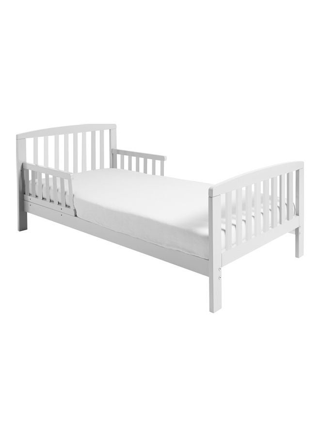 Kinder Valley Sydney Toddler Bed With Kinder Flow Mattress - White - Image 2