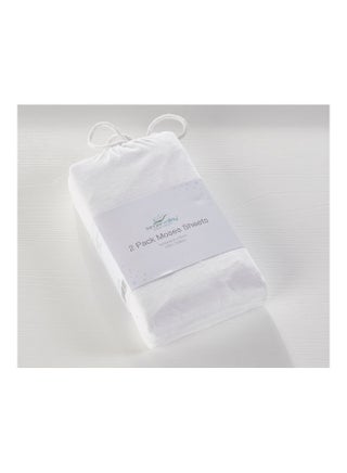Jersey Moses Sheets, Pack Of 2 - White - v1611919358/N43817180A_1