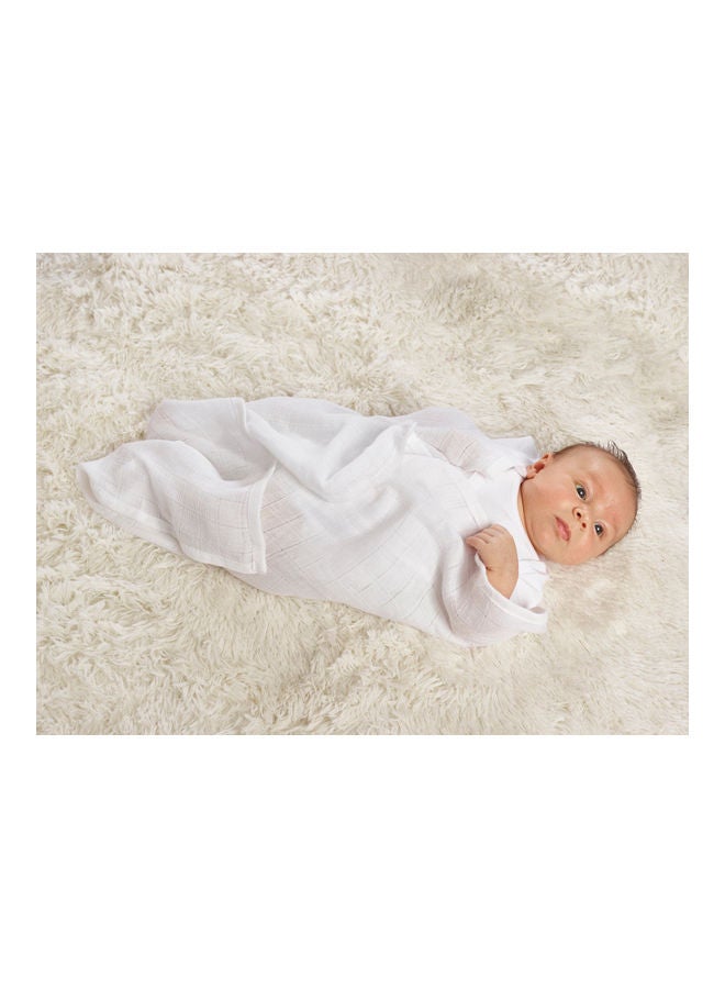 Kinder Valley Muslin Cloths, Pack Of 3 - White - Image 2