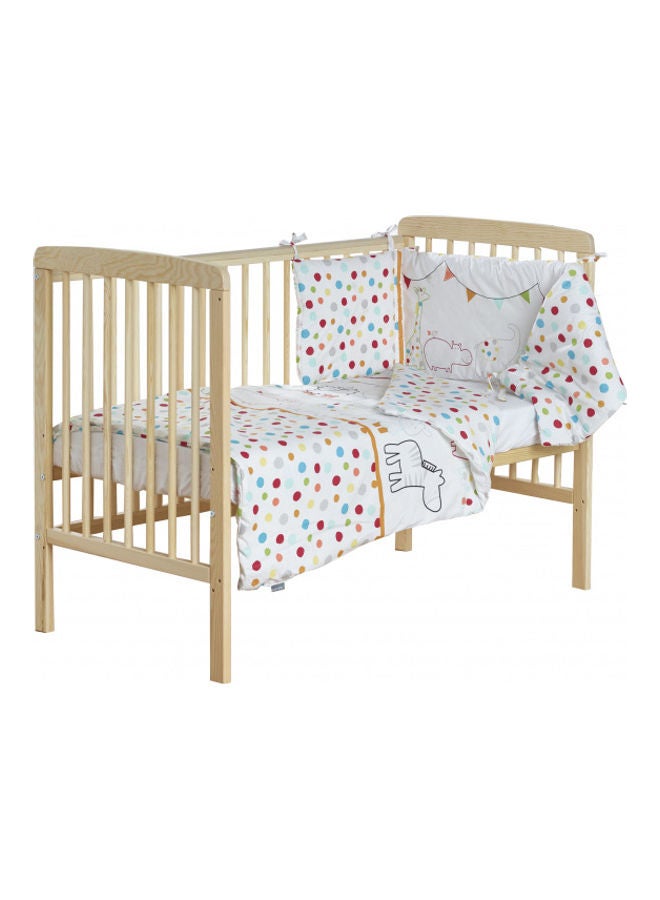 Kinder Valley Animal Journey Quilt And Bumper Set - White - Image 1