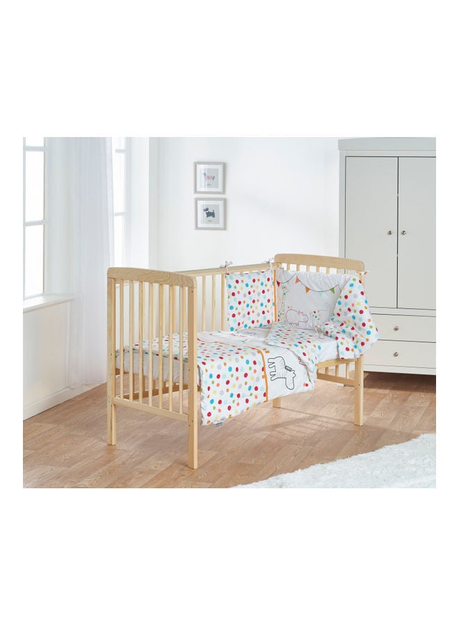 Kinder Valley Animal Journey Quilt And Bumper Set - White - Image 2