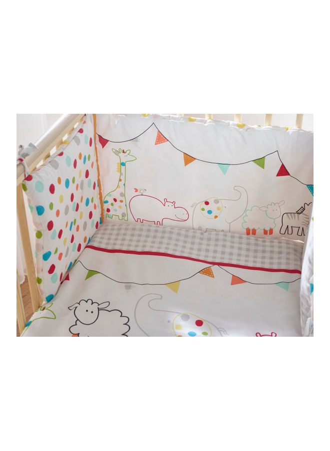 Kinder Valley Animal Journey Quilt And Bumper Set - White - Image 4